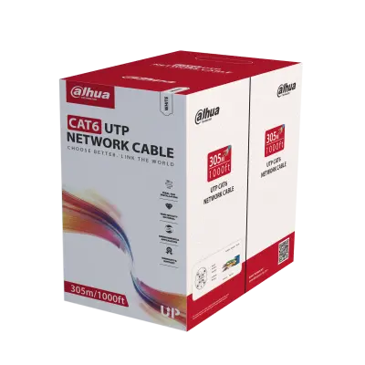 Dahua PFM920I-6UN-C Cat.6 U/UTP kábel, 4x2 eres, 305 m